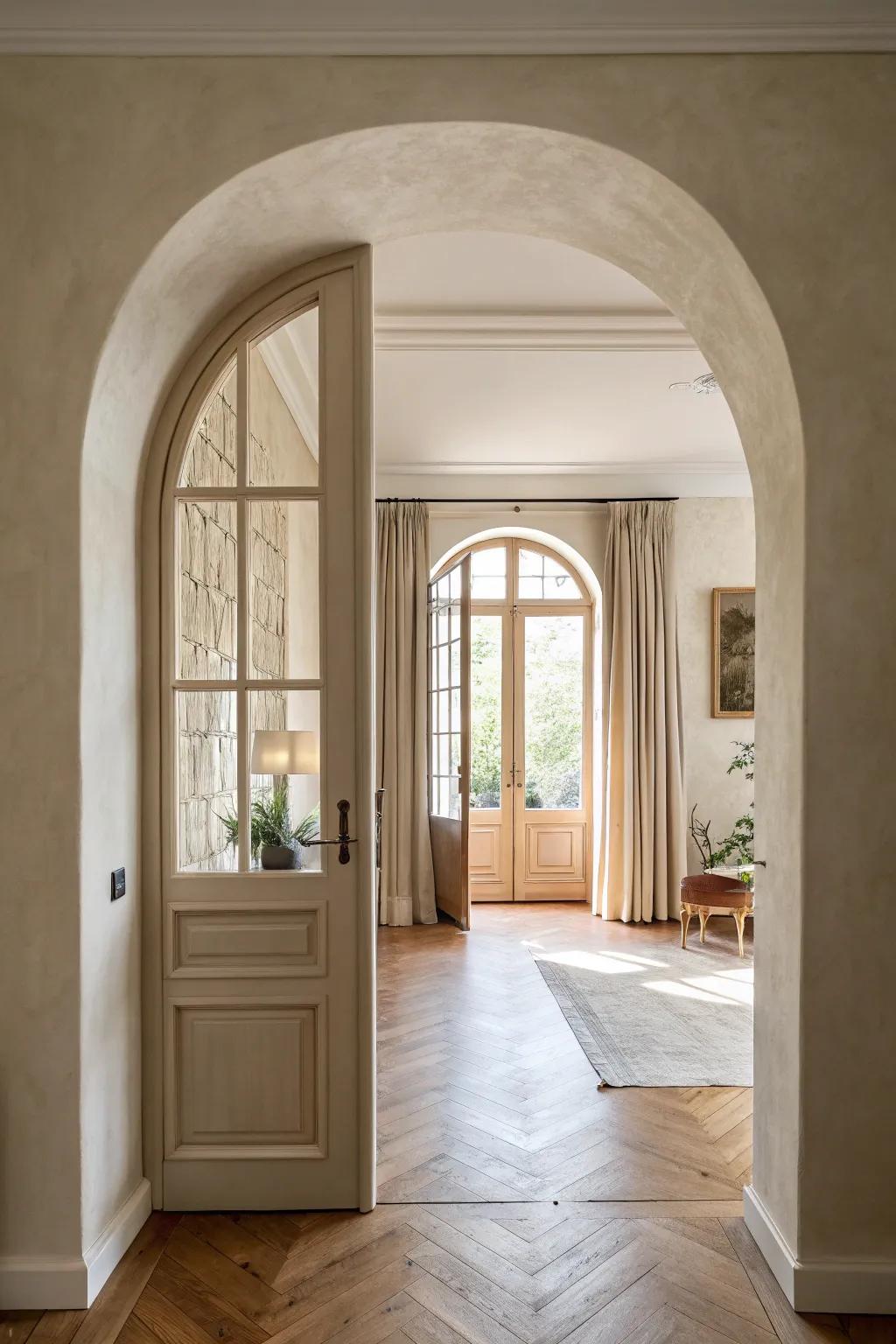 Elevate your modern decor with the understated beauty of minimalistic arches. #ModernDesign #Minimalism #InteriorGoals