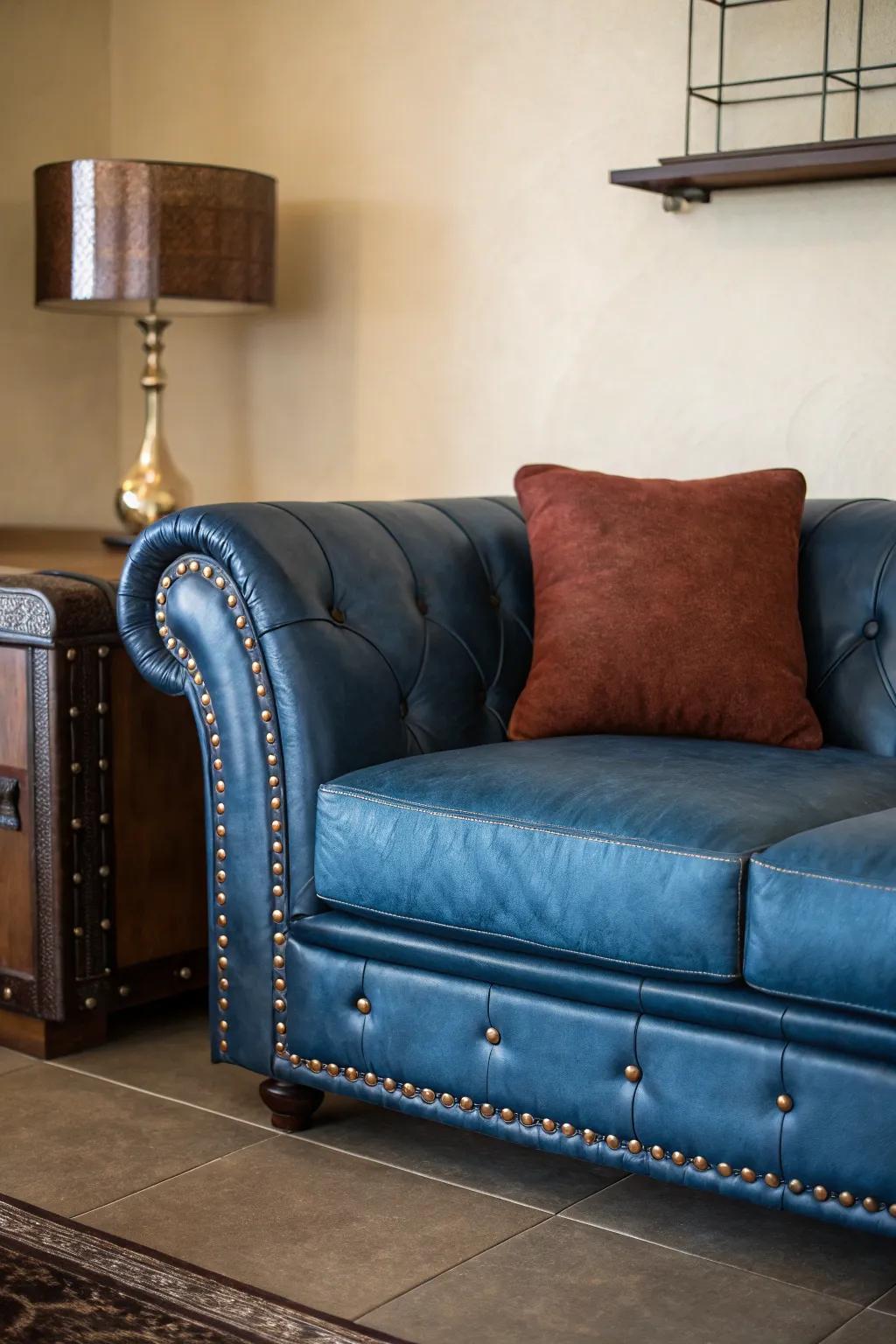 Let your couch shine against a neutral backdrop, creating a calming atmosphere.