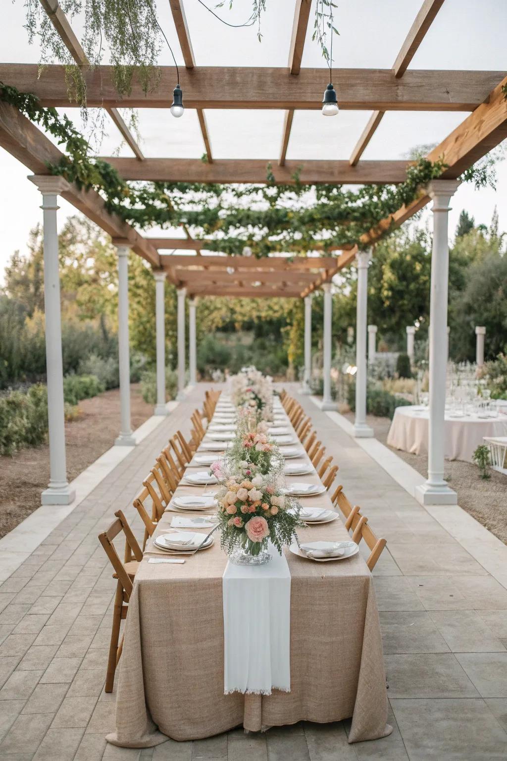 Nature provides the perfect backdrop for a magical wedding under the open sky. #OutdoorWedding #NatureLover
