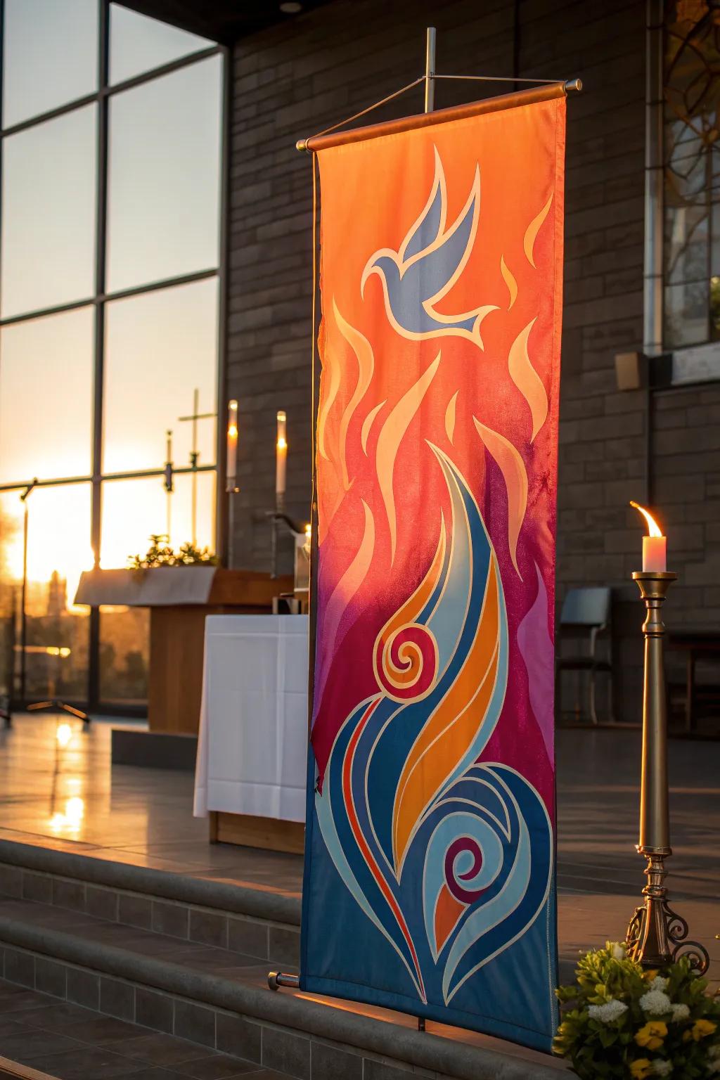 Ignite the spirit with fiery designs that captivate attention. 🔥 #HolySpirit #BoldDesign