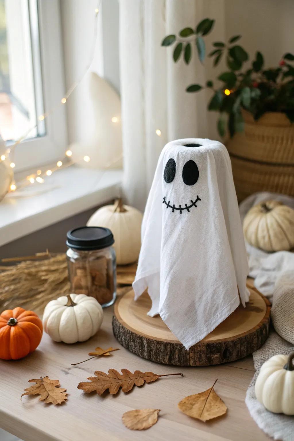 Turn your tip jar into a friendly ghost that haunts for tips and adds Halloween charm!