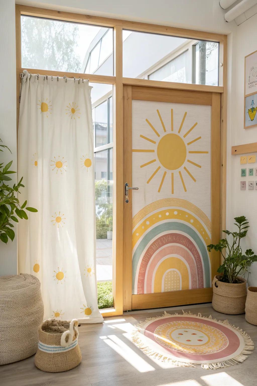 Let the sun shine bright and the rainbows glow! 🌞🌈 #HappyClassroom #BrightIdeas