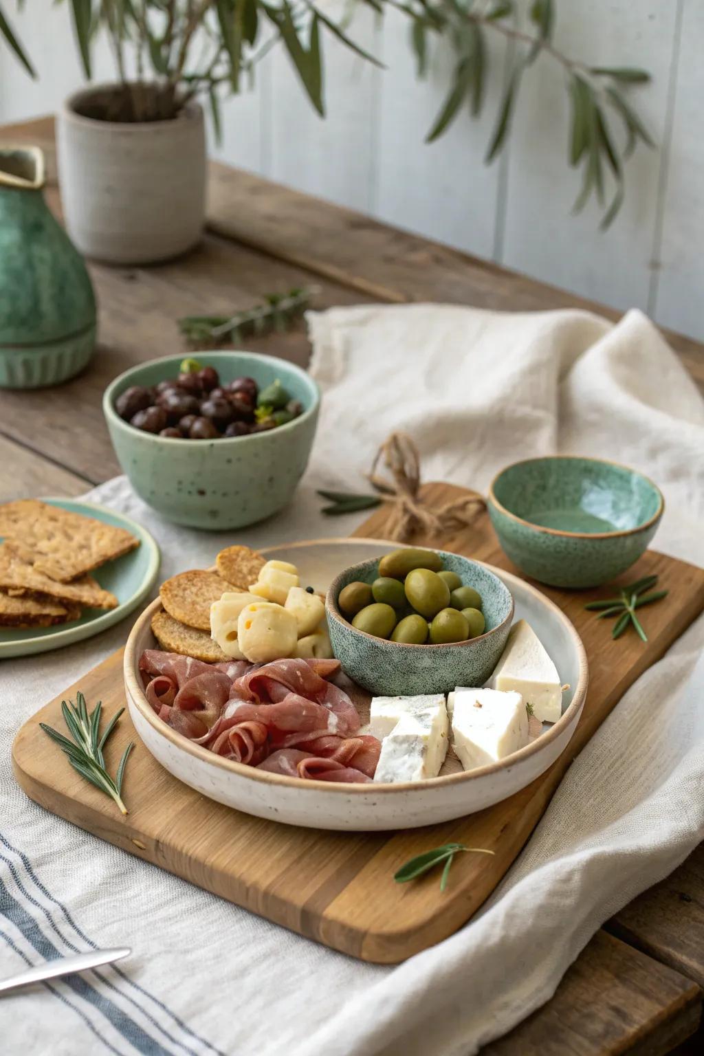 Elevate your party with a beautifully curated charcuterie board.