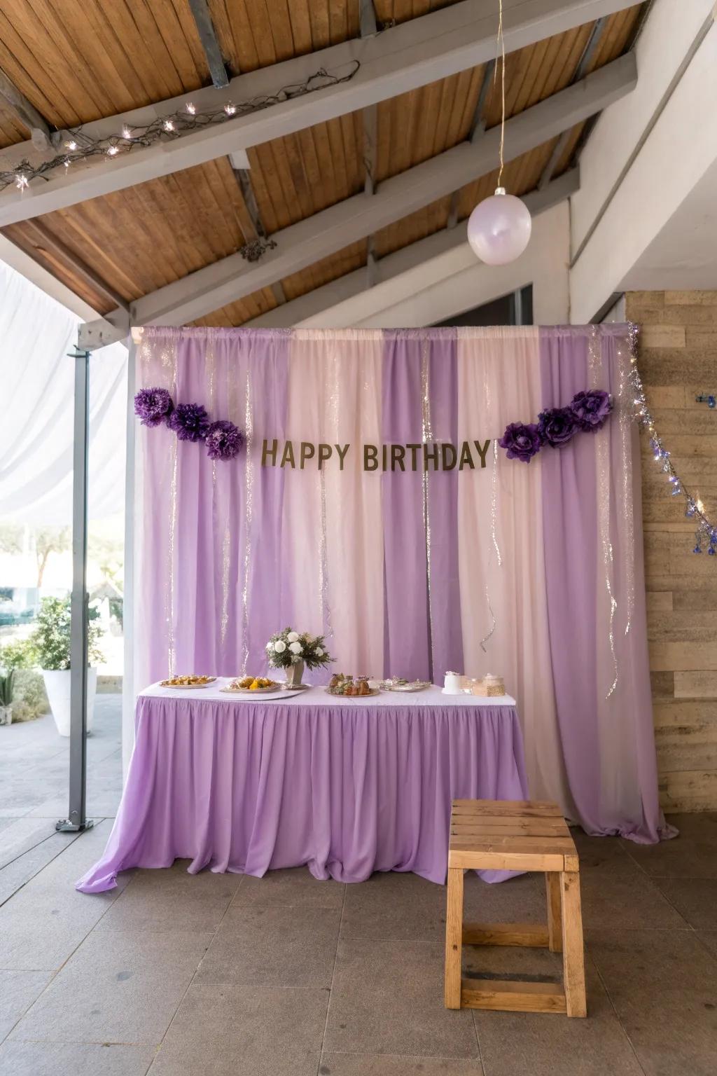 Set the scene with enchanting backdrops and banners that add a magical touch to your party decor.