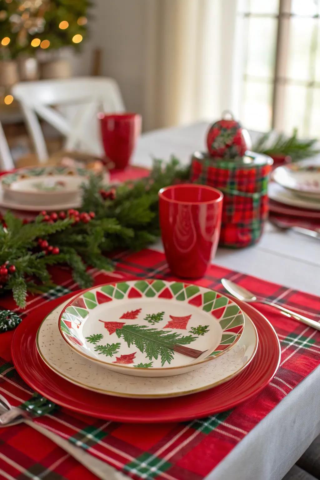 Add a touch of holiday magic to your table with themed dishware that charms guests.