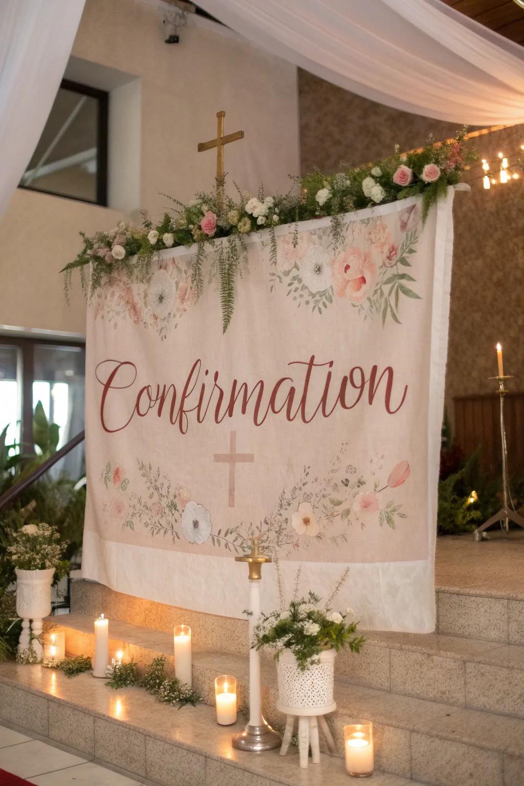 Add a personal touch to create lasting memories at your confirmation.