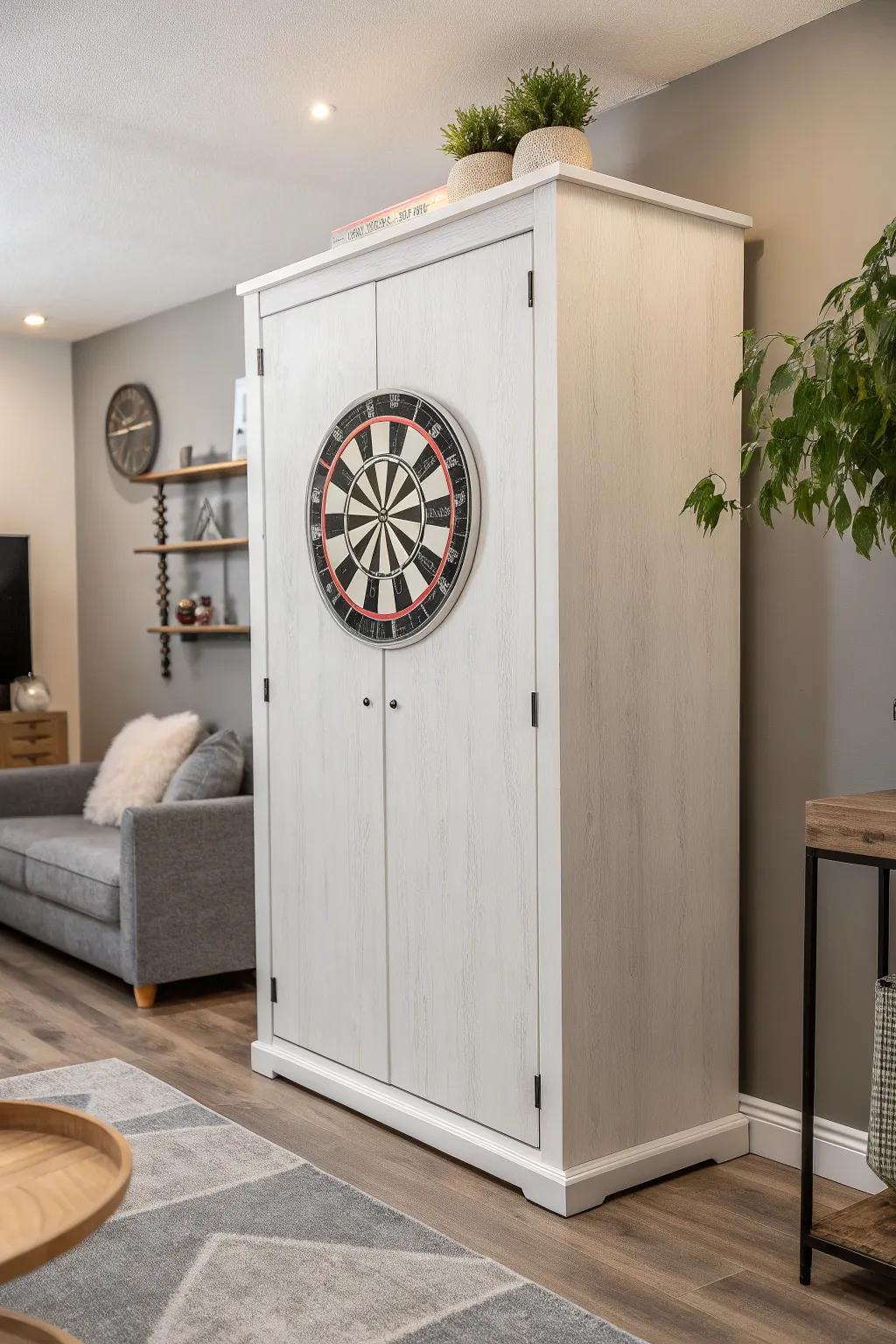 Achieve a clean and sophisticated look with a minimalist cabinet that blends effortlessly with any decor.