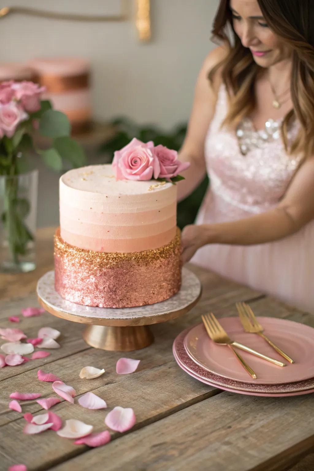 Discover the beauty of ombre with a cake that's as delicious as it is visually stunning.