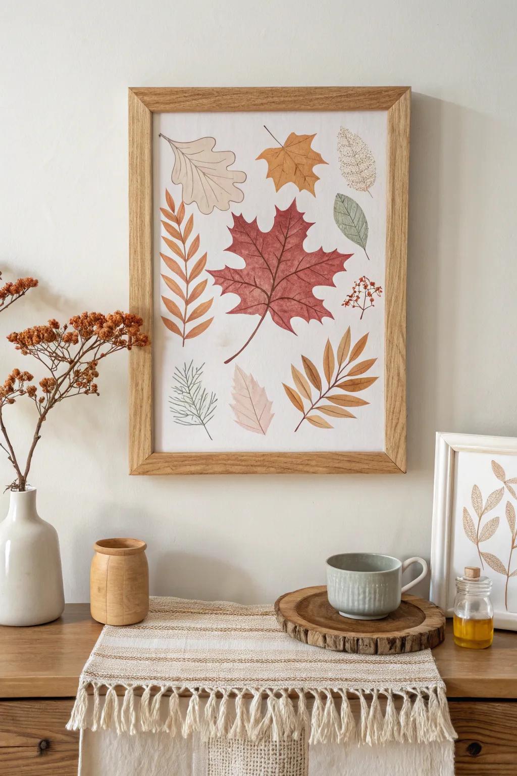 Bring the season indoors with themed frames that reflect the changing times.