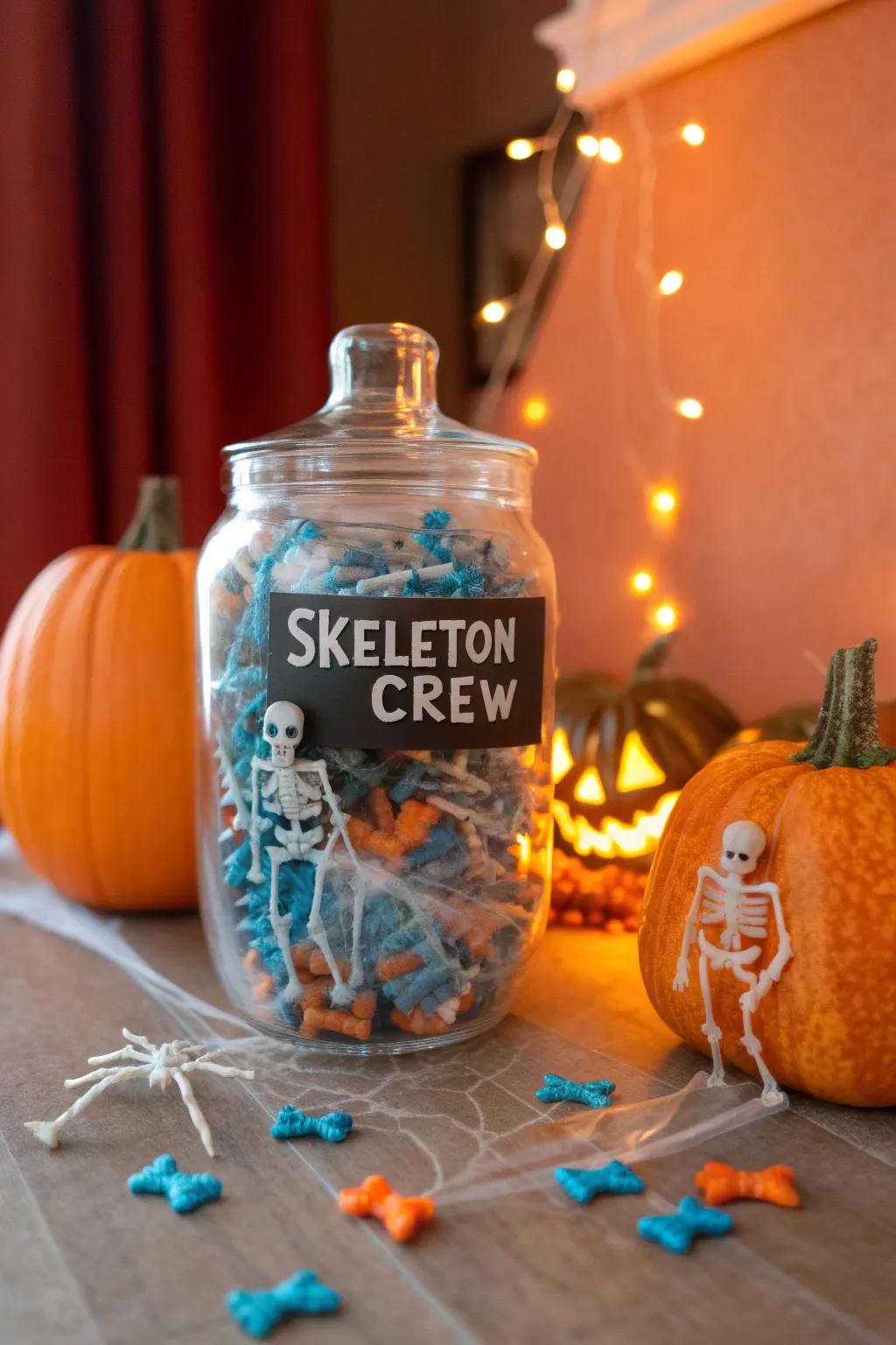 Assemble a Skeleton Crew around your tip jar to keep the spooky vibes alive.