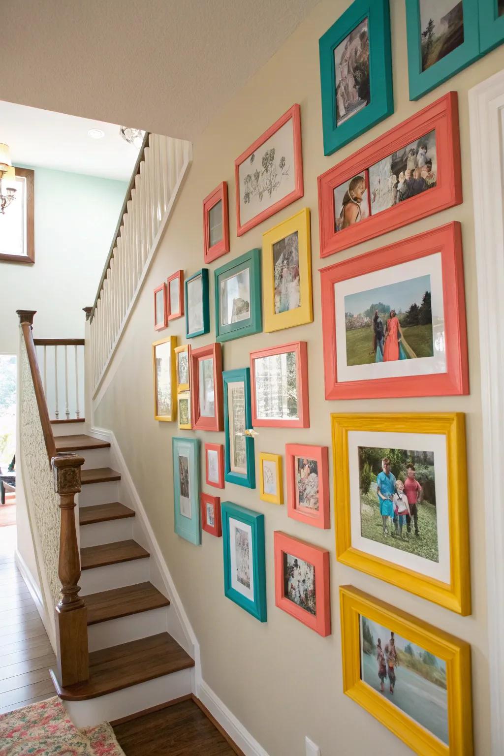 Let your walls tell your family's story with cherished photo displays.