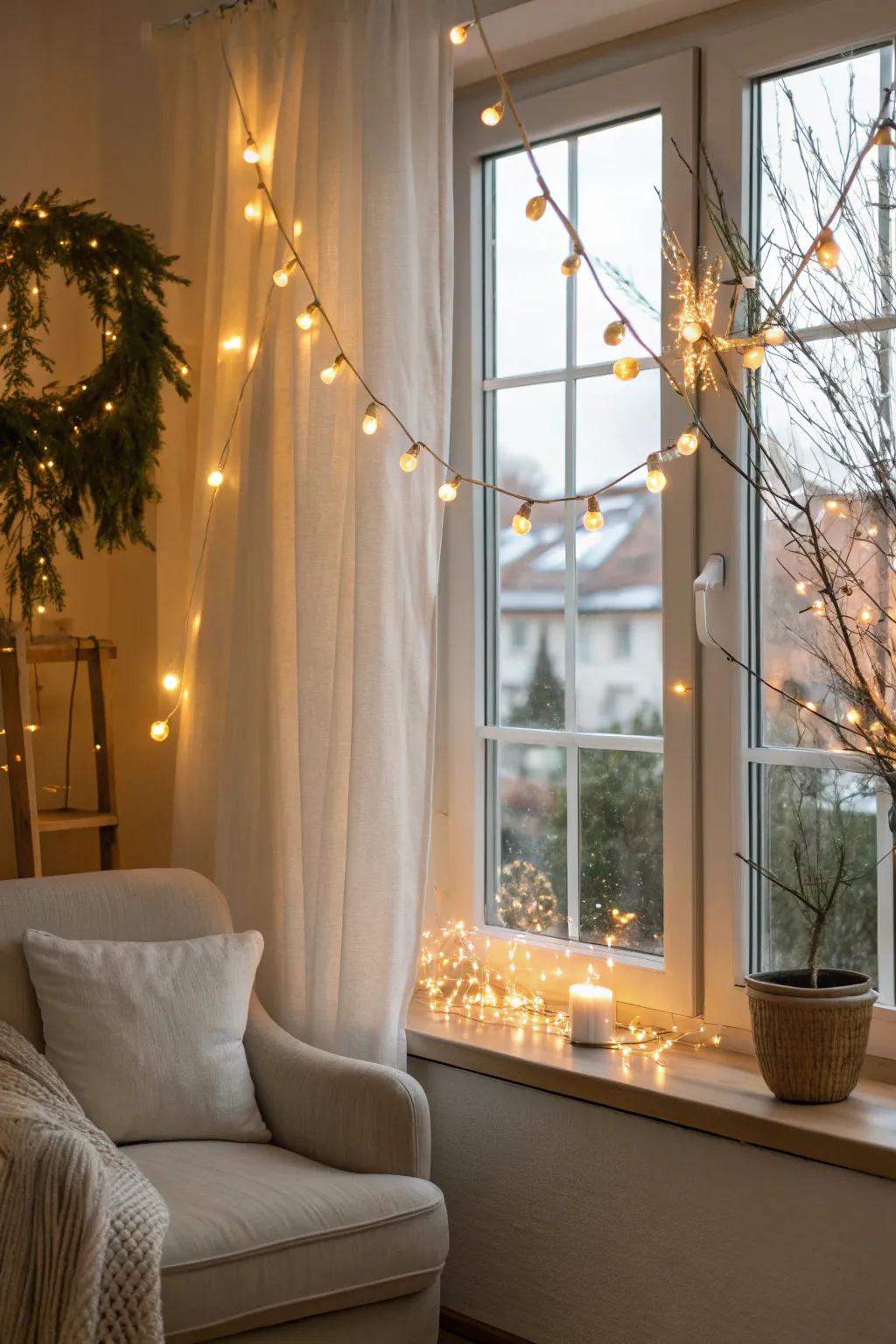 Turn your windows into a glowing beacon of holiday cheer.