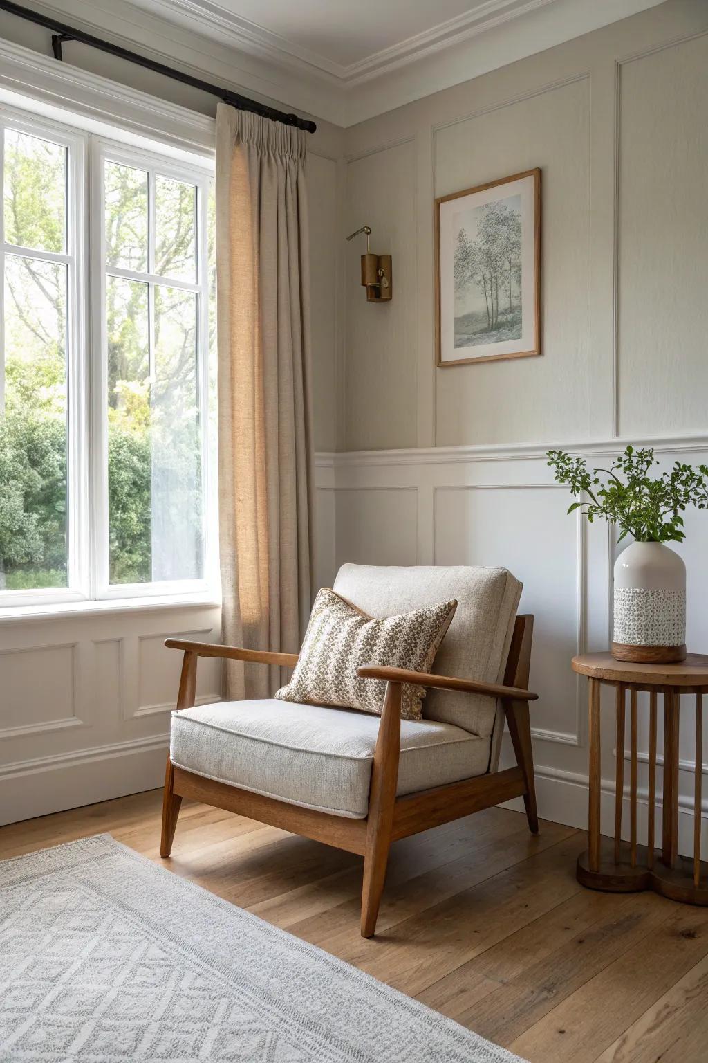 Baseboards bring a neat finish to your room, subtly enhancing corner details.
