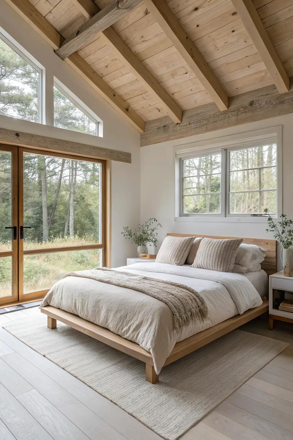 Achieve serenity with a soothing palette of neutral tones.