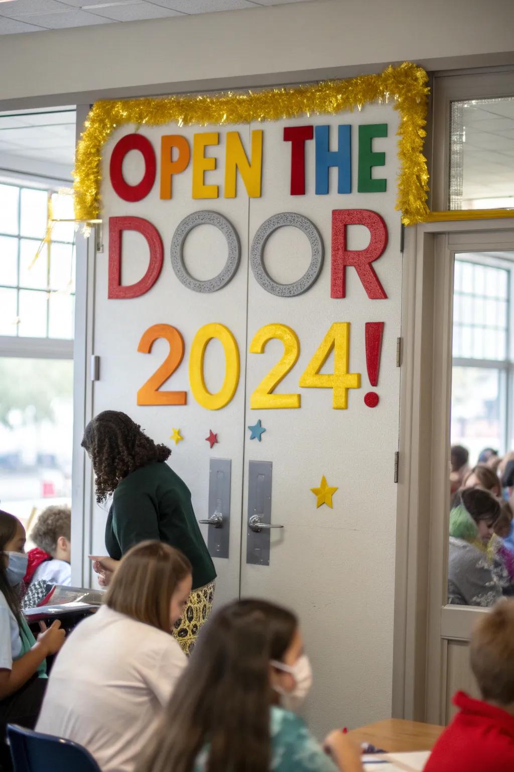 Invite students into a new year with a welcoming and personalized door decor.