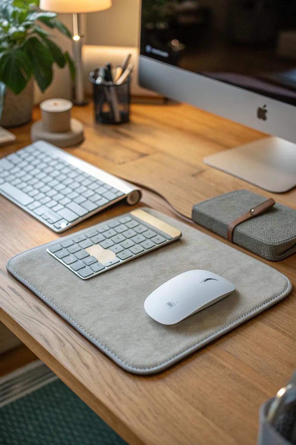 Give your wrist the support it deserves with a mouse pad designed for comfort.