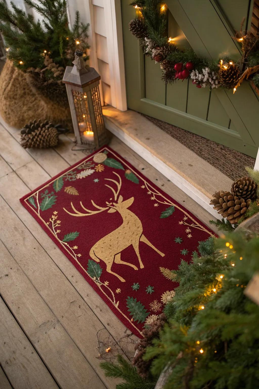 Invite some holiday magic with charming reindeer motifs that capture the spirit of adventure and joy. #MagicalChristmas #Reindeer