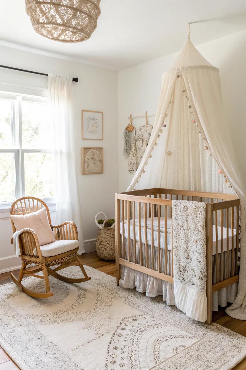Vintage furniture adds timeless charm and a story to tell in your nursery.