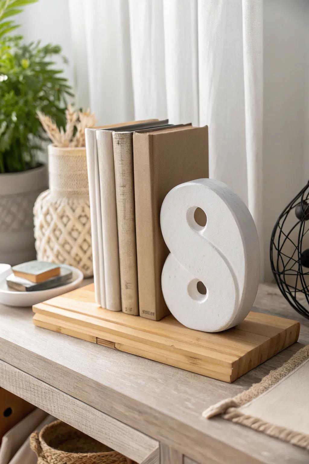 Achieve harmony in your home library with yin yang bookends that are as functional as they are beautiful.