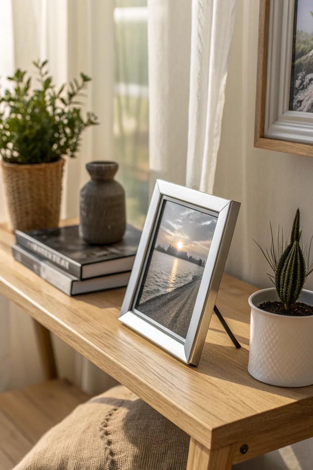 Achieve understated elegance with minimalist frames that highlight your cherished memories.