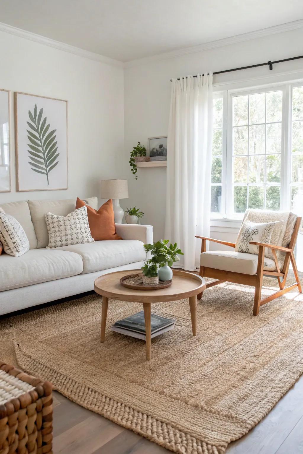 Anchor your space with a chic rug that adds texture and warmth. 🏡 #RugLove #InteriorGoals