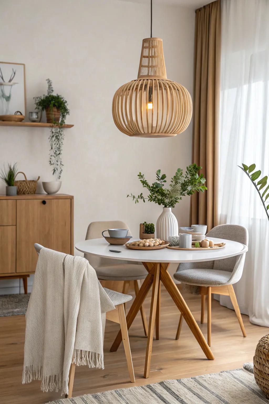 Illuminate your space with statement lighting for a dining room that wows.