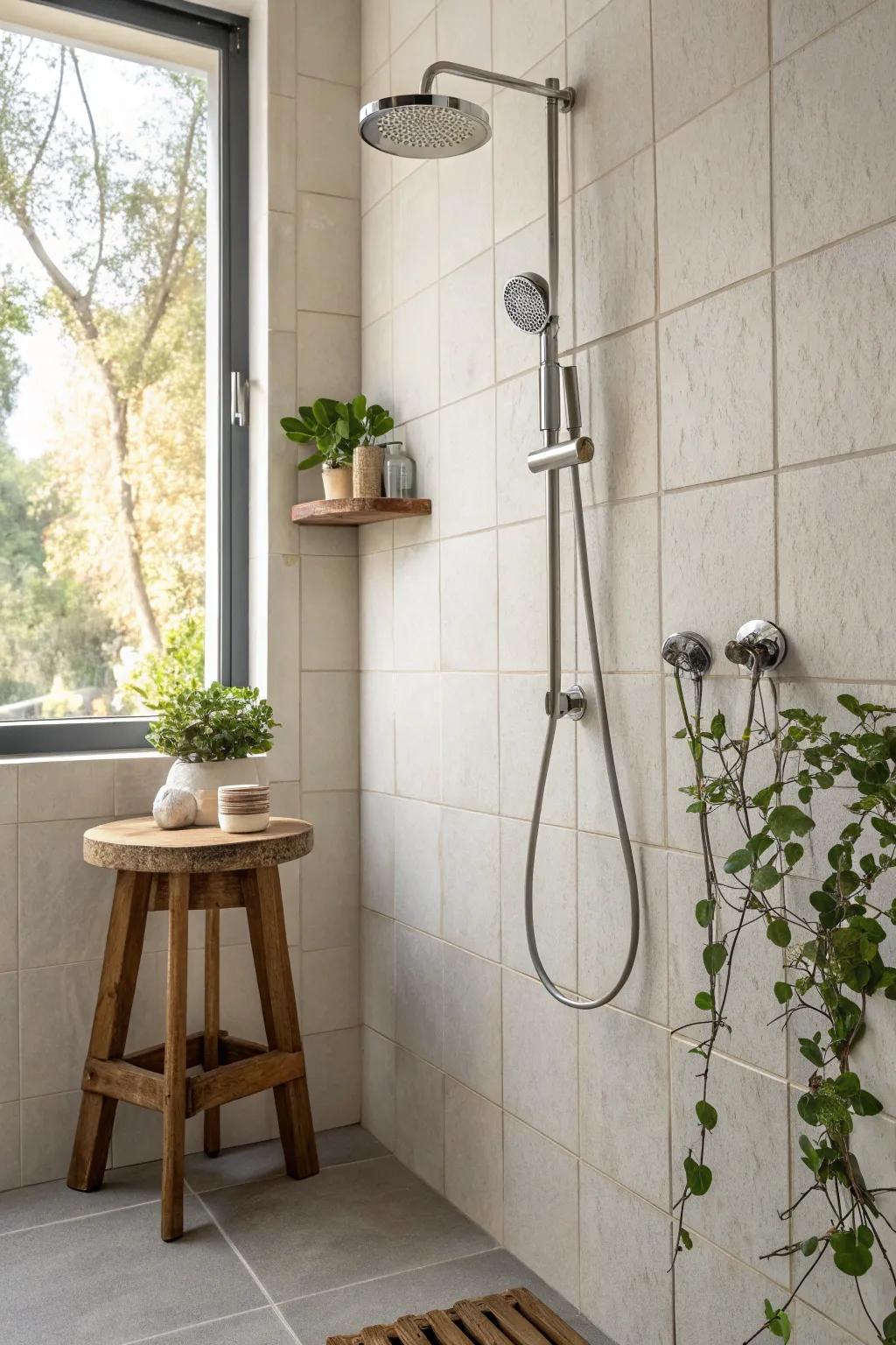 Combine convenience and style with dual shower options that cater to every family member's needs.