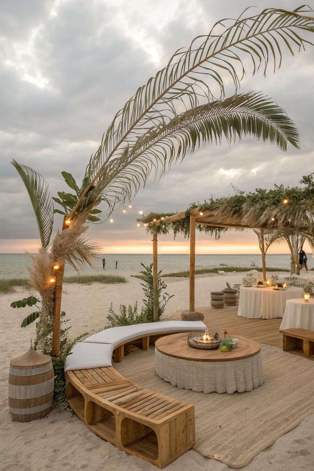 Create your own island escape with beach-inspired decor. #IslandVibes #HomeDecor 🏝️