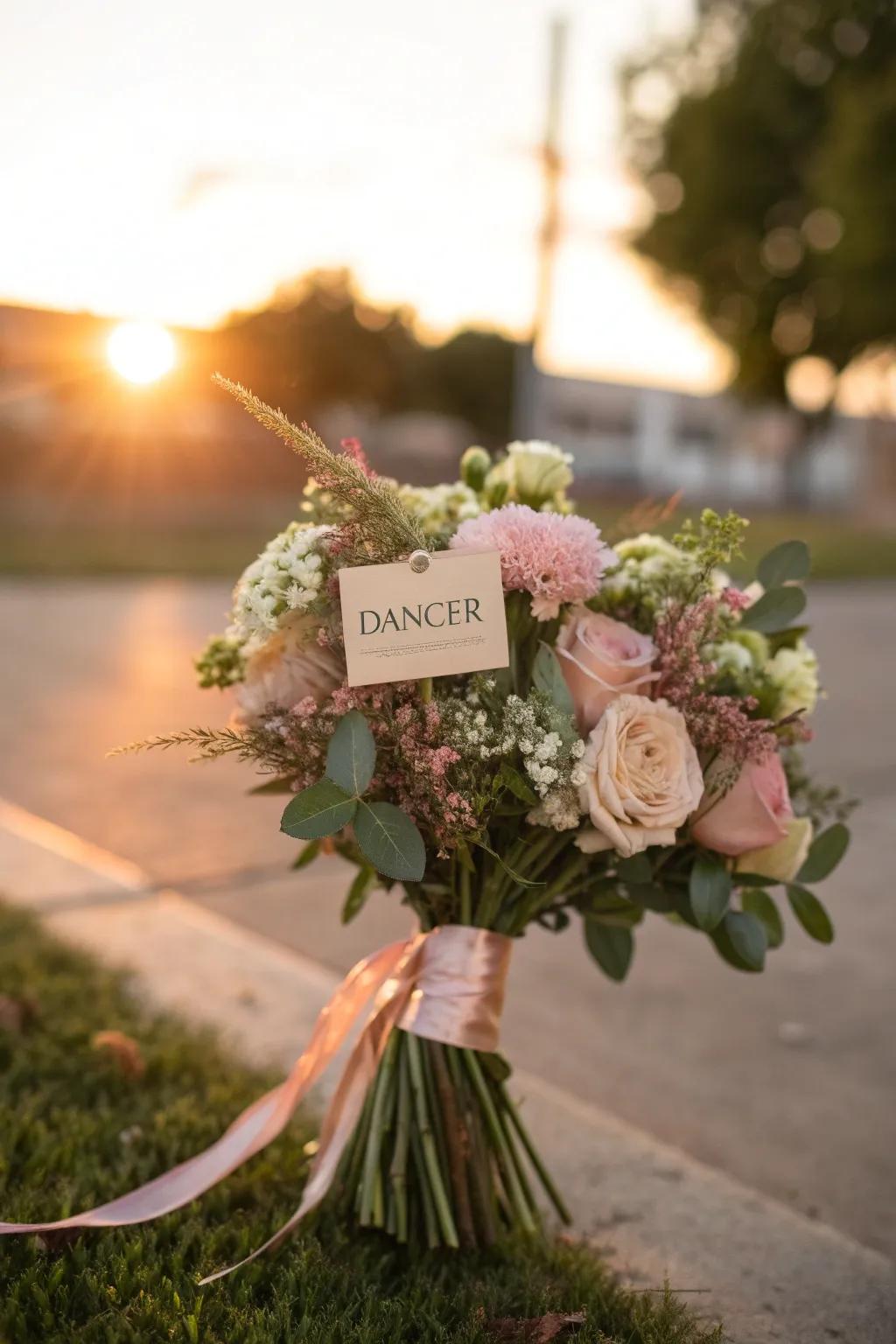 Add a personal touch with a heartfelt note, making your floral gift truly memorable. 💌🌸 #PersonalTouch #DanceRecital #FlowerIdeas