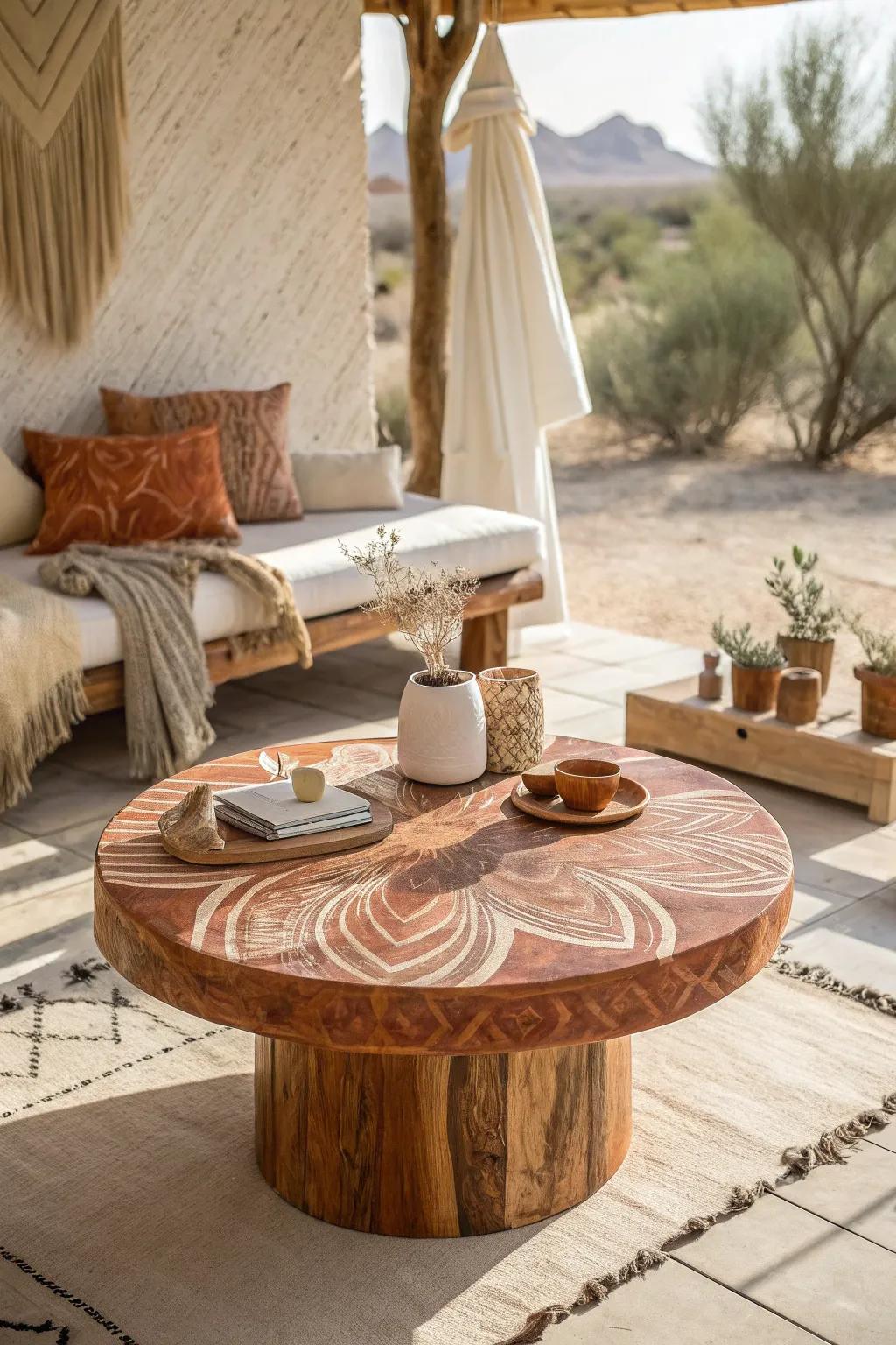 Warm up your space with rustic wood accents that bring a touch of nature indoors. 🌿 #WoodDecor #RusticCharm