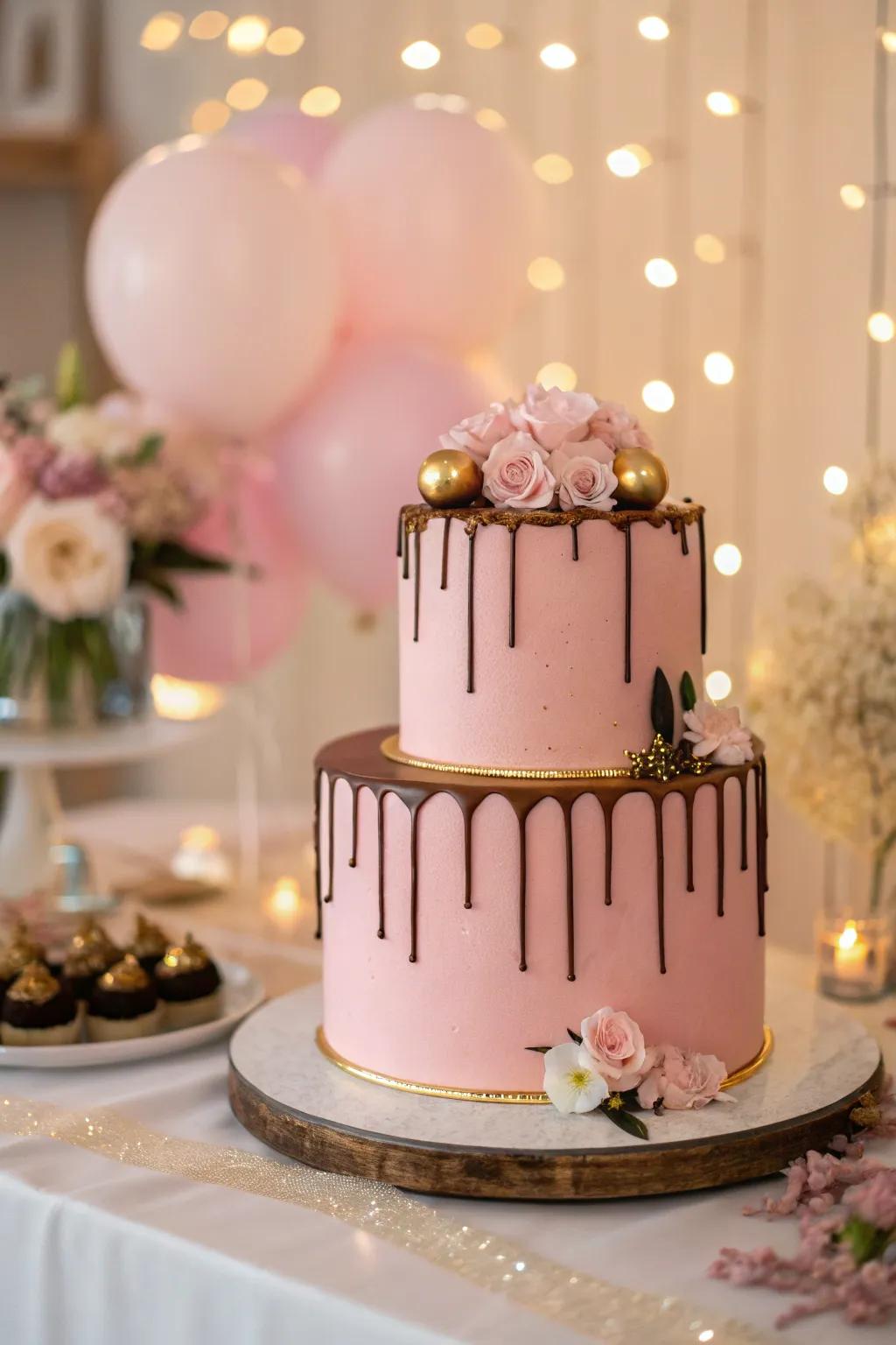 Dive into the trend with a drip cake that oozes style and flavor.