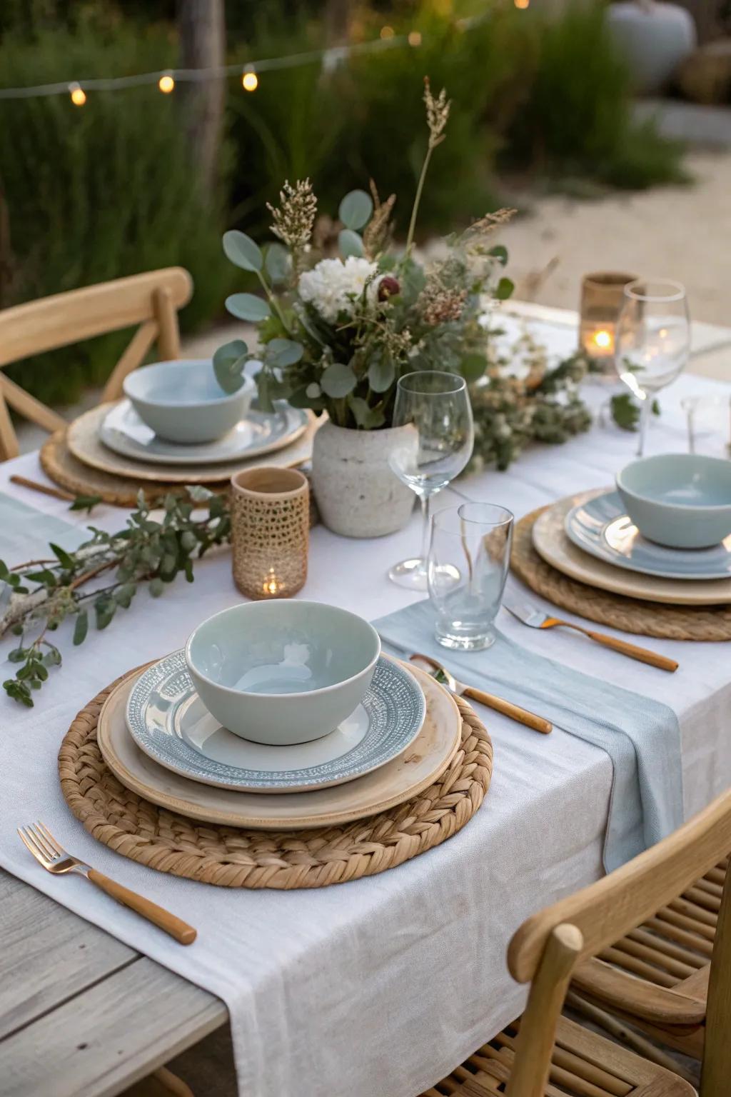 Chic table settings elevate your dining experience. #ElegantDining #TableDecor