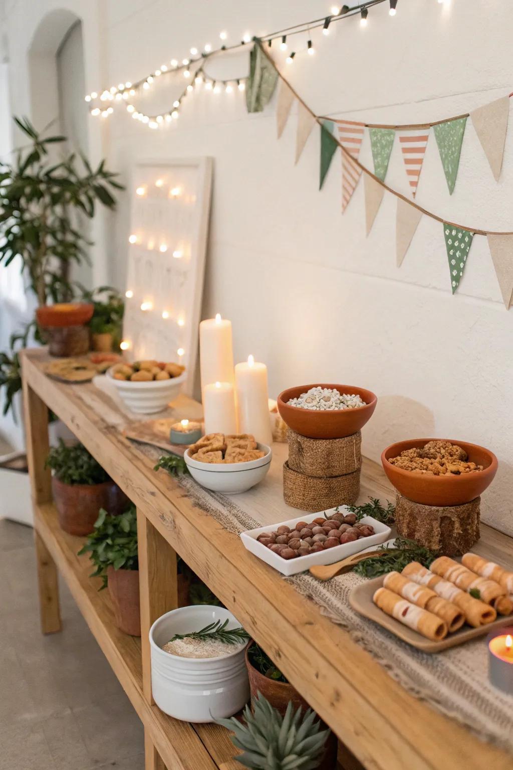 Indulge in a DIY cannoli bar, where creativity meets deliciousness for a perfect party finale.