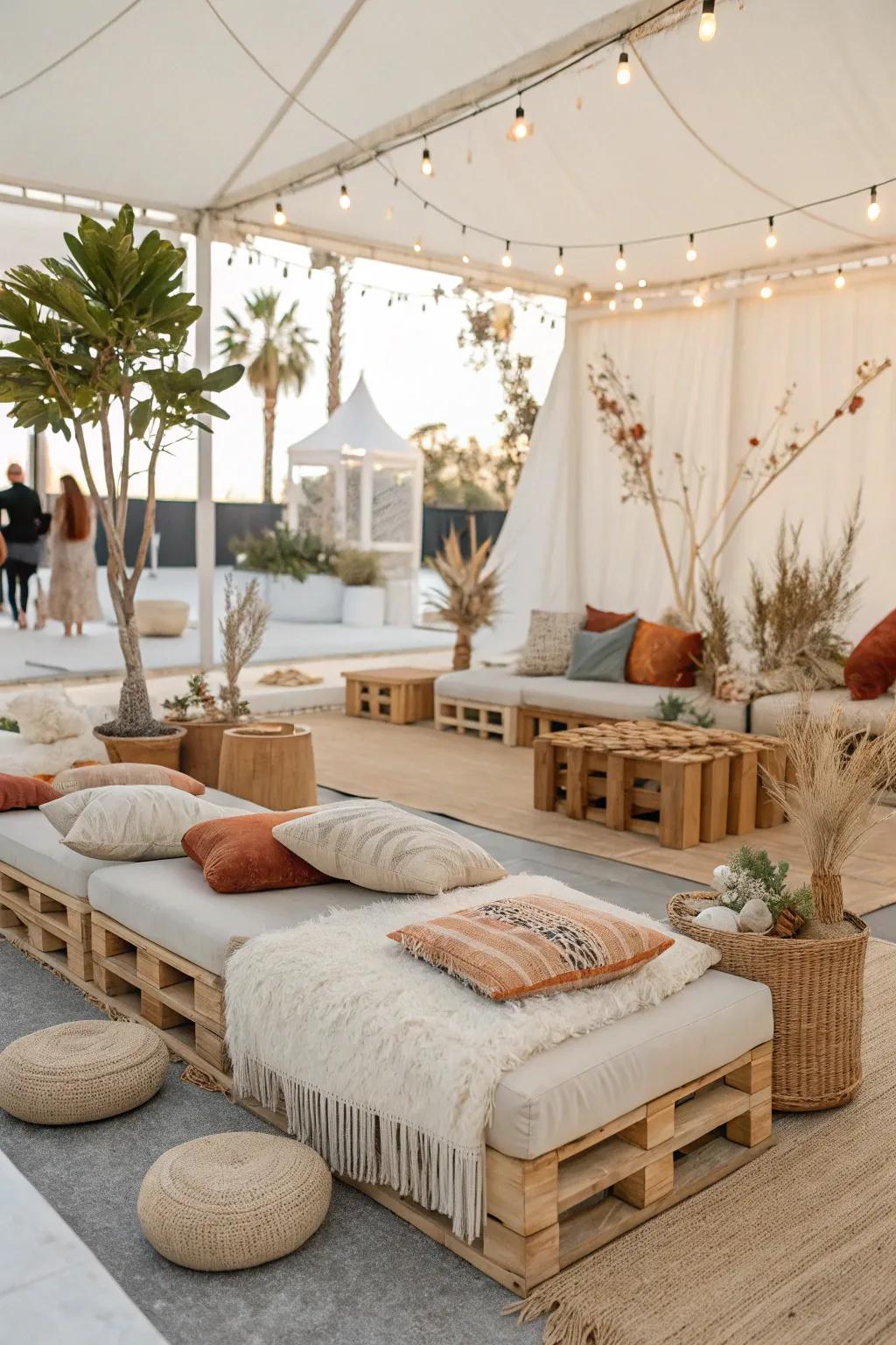 Modular seating lets you transform your space for any occasion. 🎉 #FlexibleDesign #PartySeating