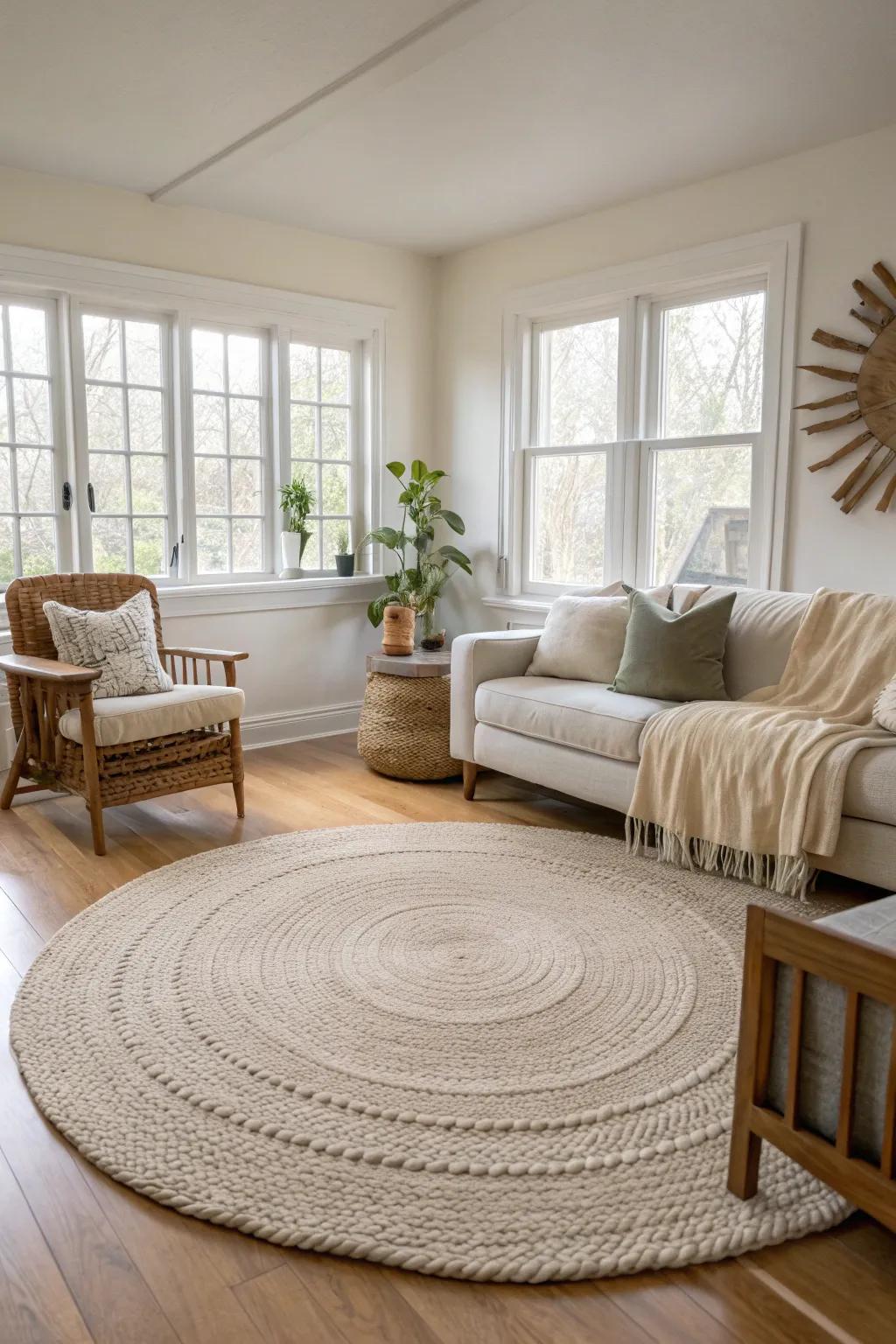 Find the perfect rug size to complement and enhance your space.