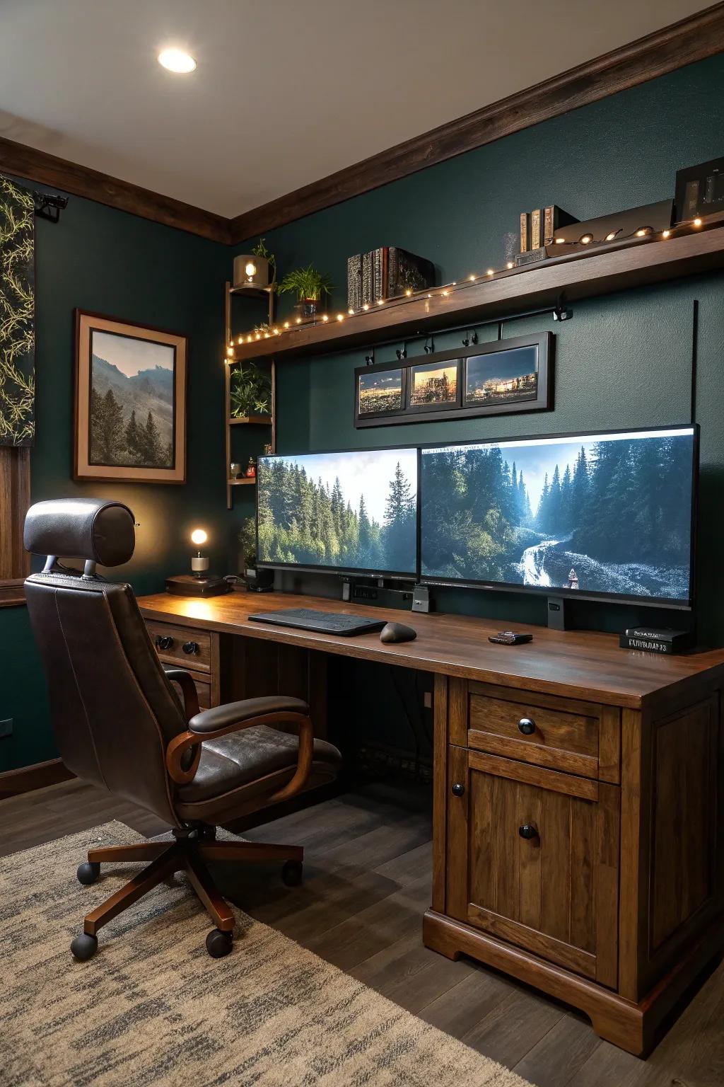 Double the screens, double the action! Enhance your setup with multiple displays for a seamless experience.