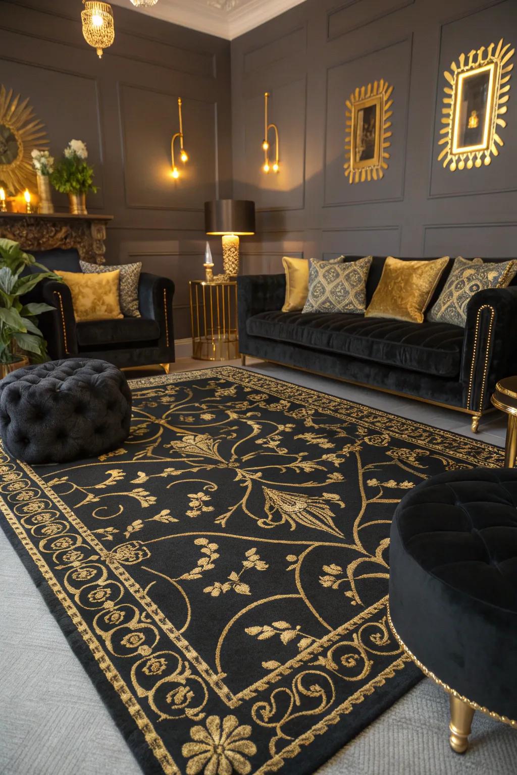 Layer textures and patterns for a cozy yet sophisticated look. #TextileLayering #LivingRoomDecor