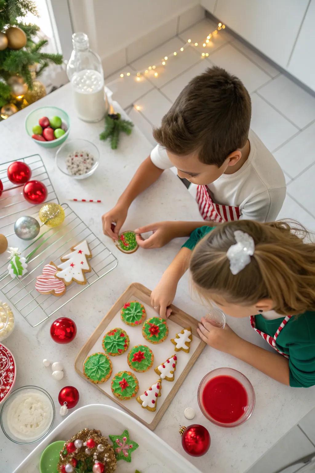 Turn baking moments into cherished holiday memories with family fun. 🍪 #BakingJoy #FamilyTraditions
