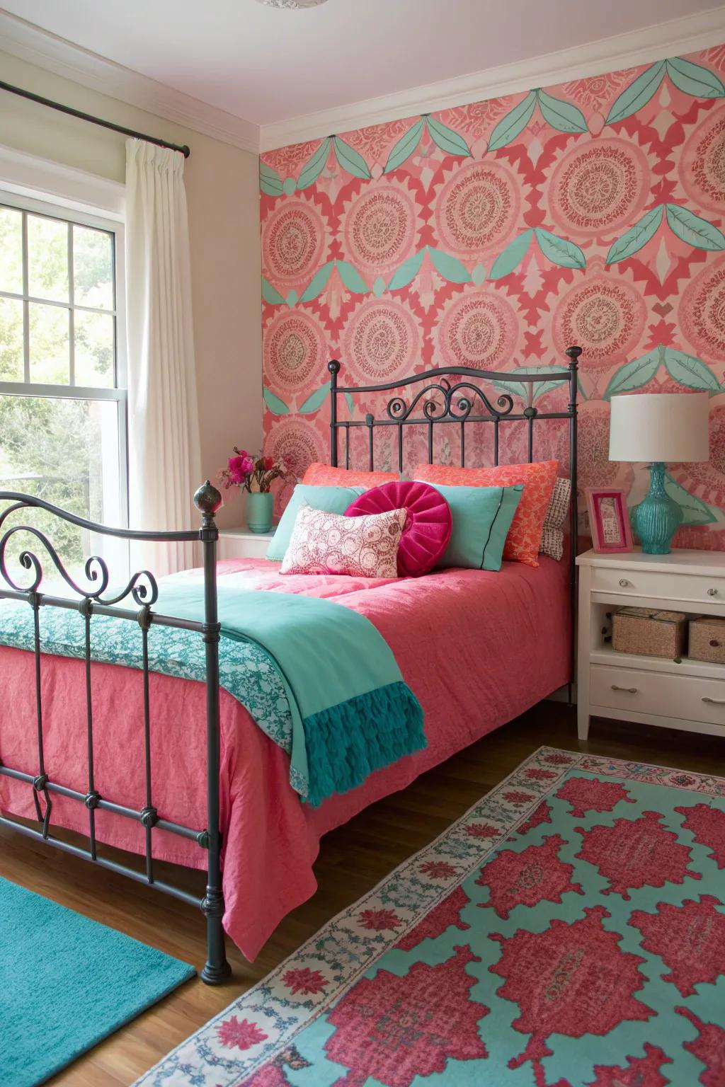 Create a dreamy escape with pastels and delicate touches, where romance and relaxation intertwine.