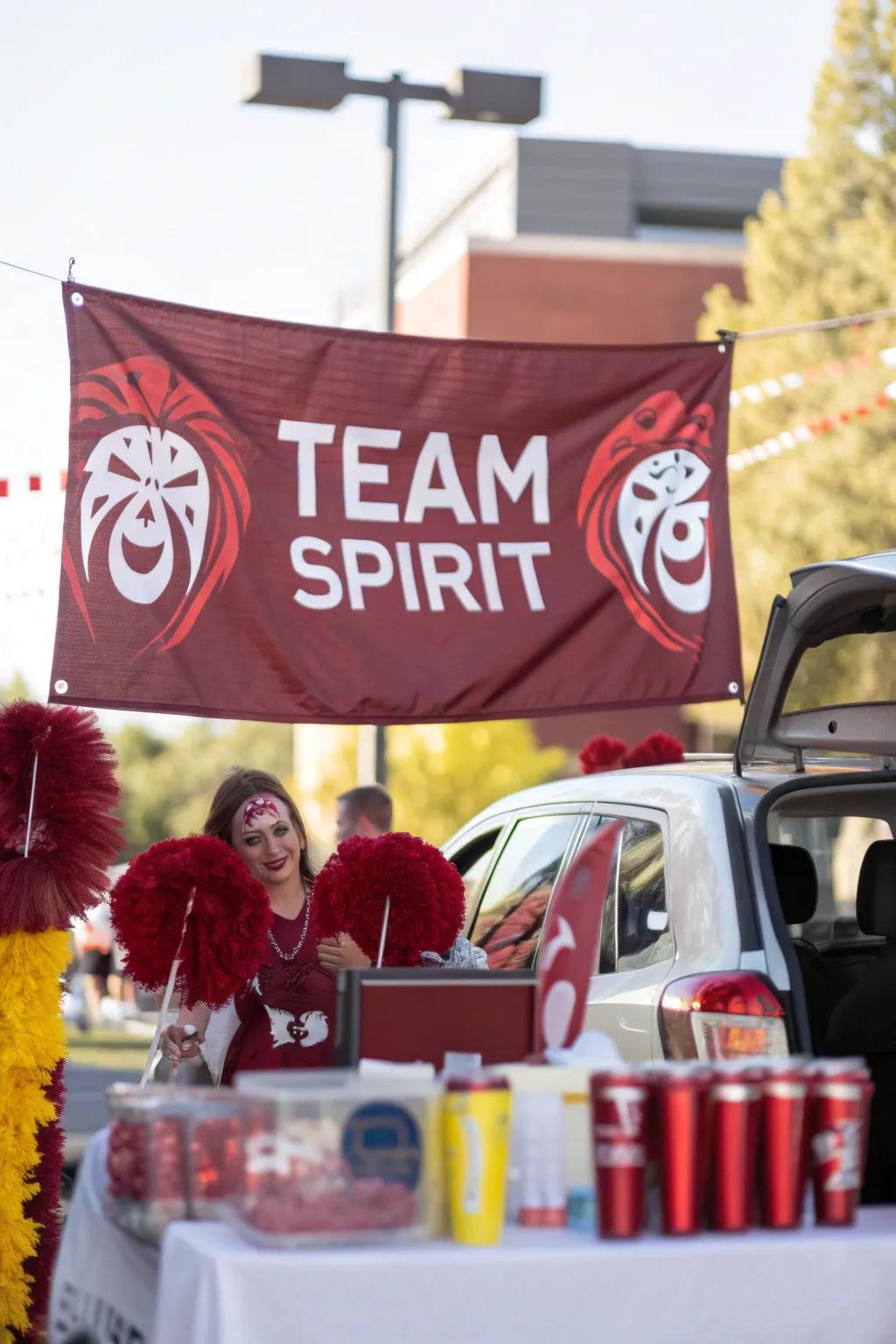 Show off your team spirit with colorful decorations and fan essentials.