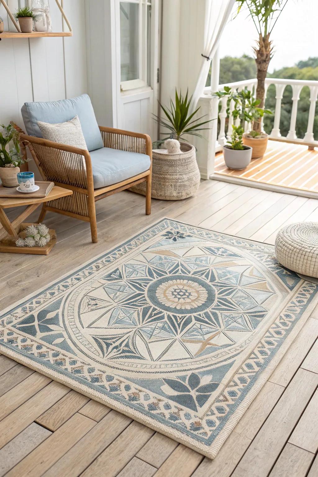 Let geometry guide you to a floor design that's as captivating as it is unique.