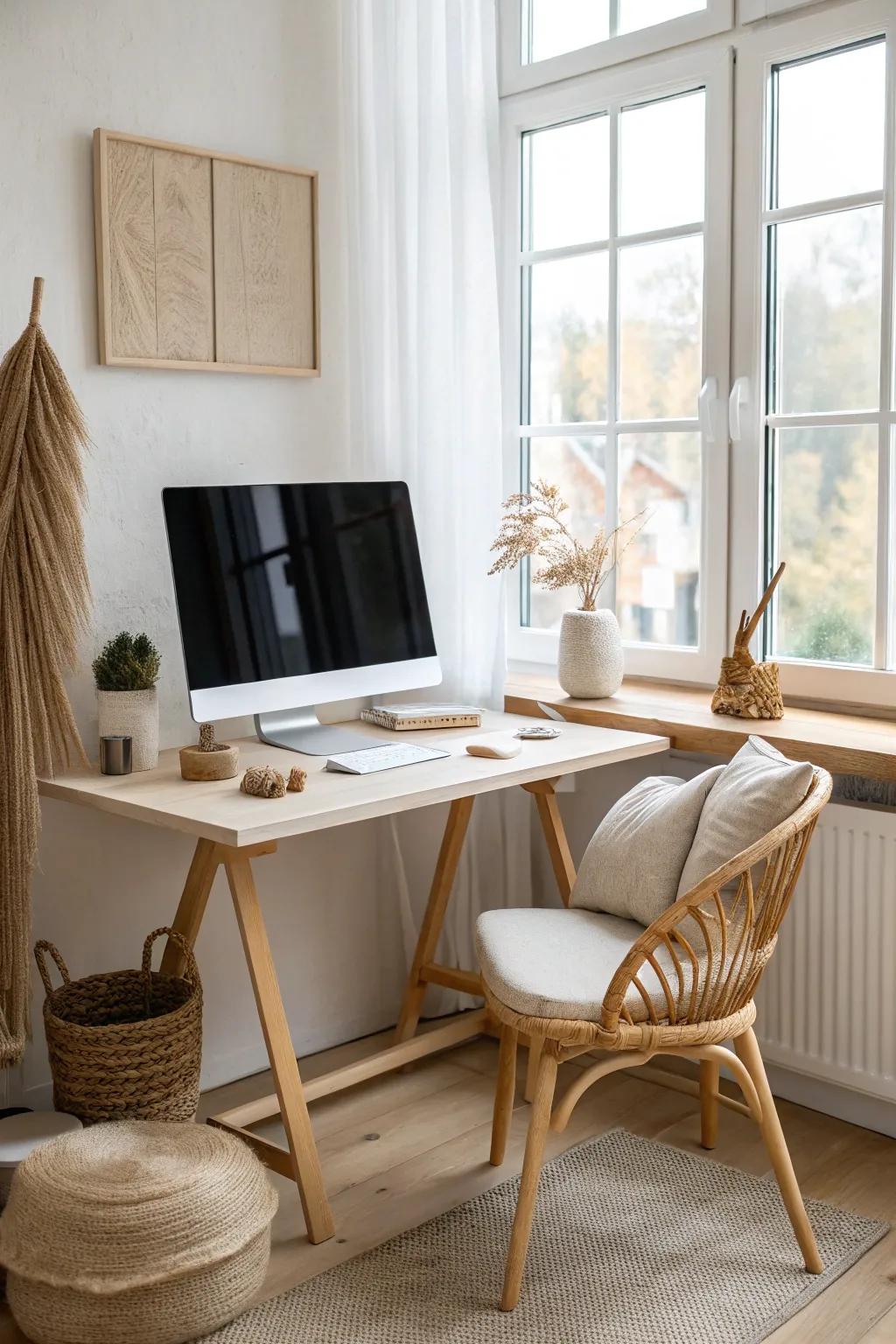 Create a tech-savvy haven for modern work with cutting-edge gadgets and accessories. 💻 #TechInspiration #ModernWorkspace #SmartOffice