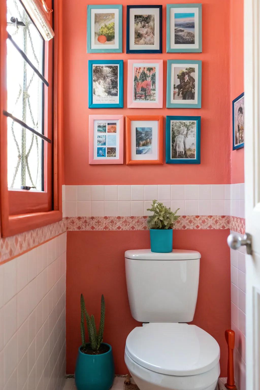 Personal photos in elegant frames bring warmth and personalization to your space.