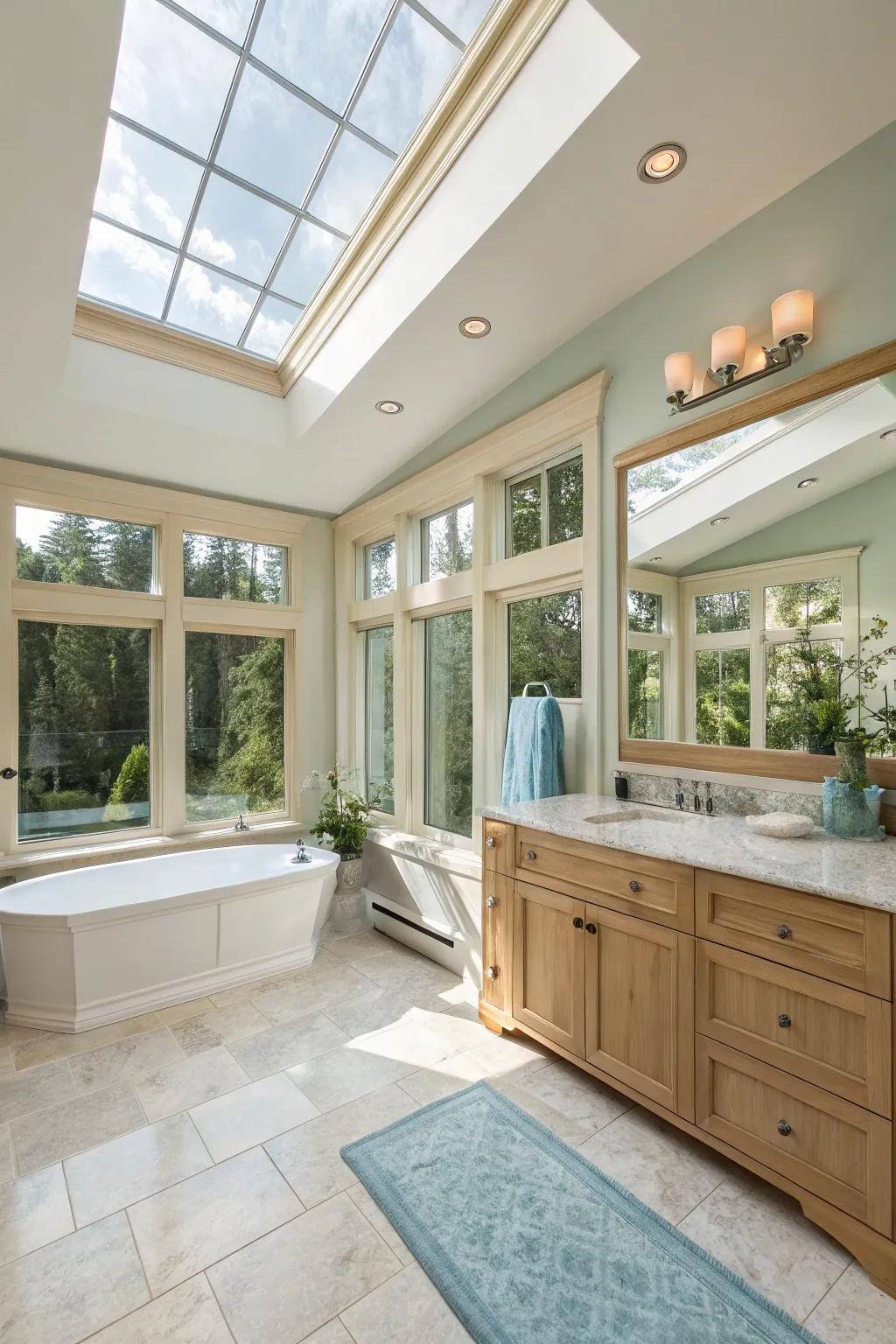 Bathe in sunlight with expansive windows that brighten your day.