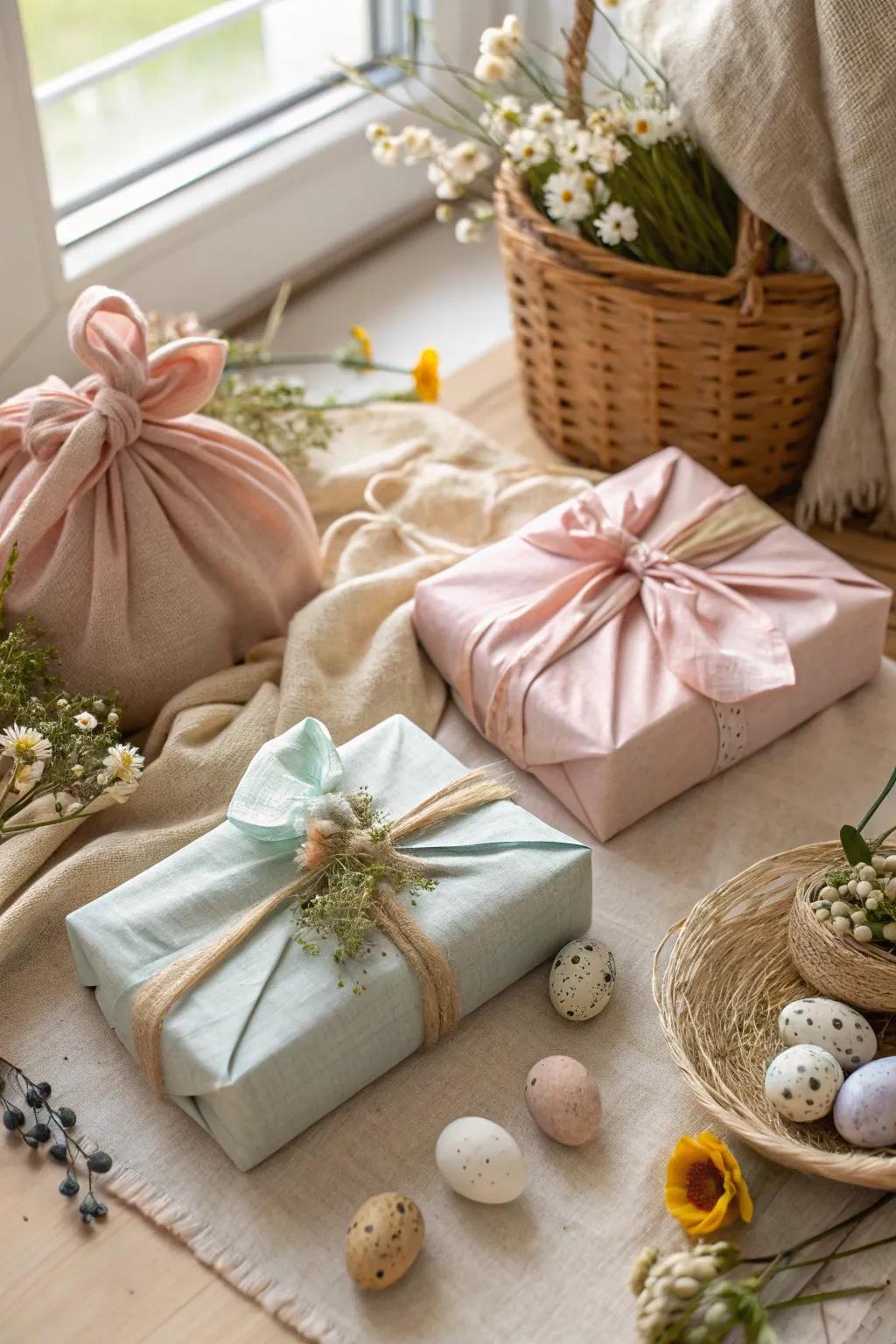 Celebrate Easter sustainably with fabric wraps that are as beautiful as they are eco-friendly.