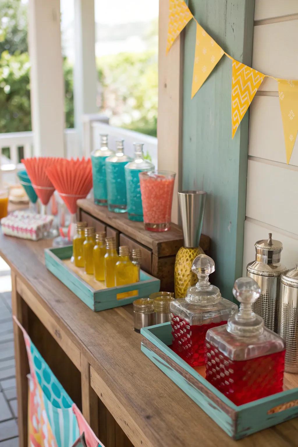 Create your own signature scent at a DIY perfume bar.