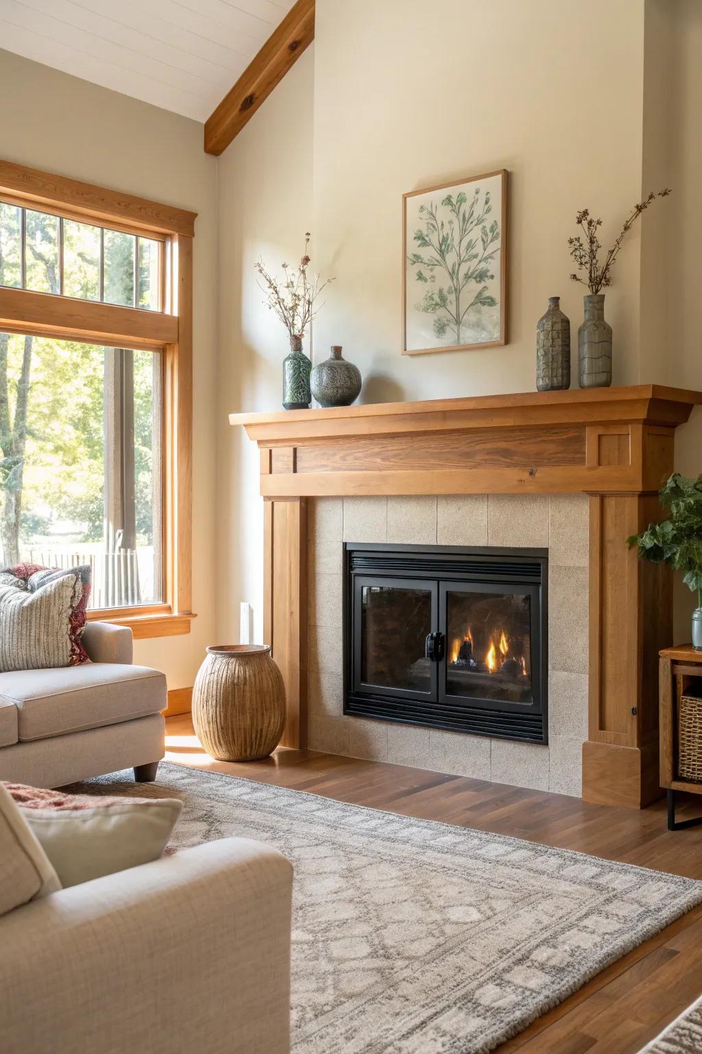 Embrace modern efficiency with a contemporary fireplace insert that elevates your home's style.
