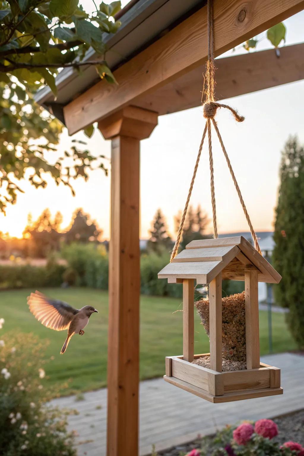 Watch nature come alive with charming bird feeders that bring life to your outdoor space.