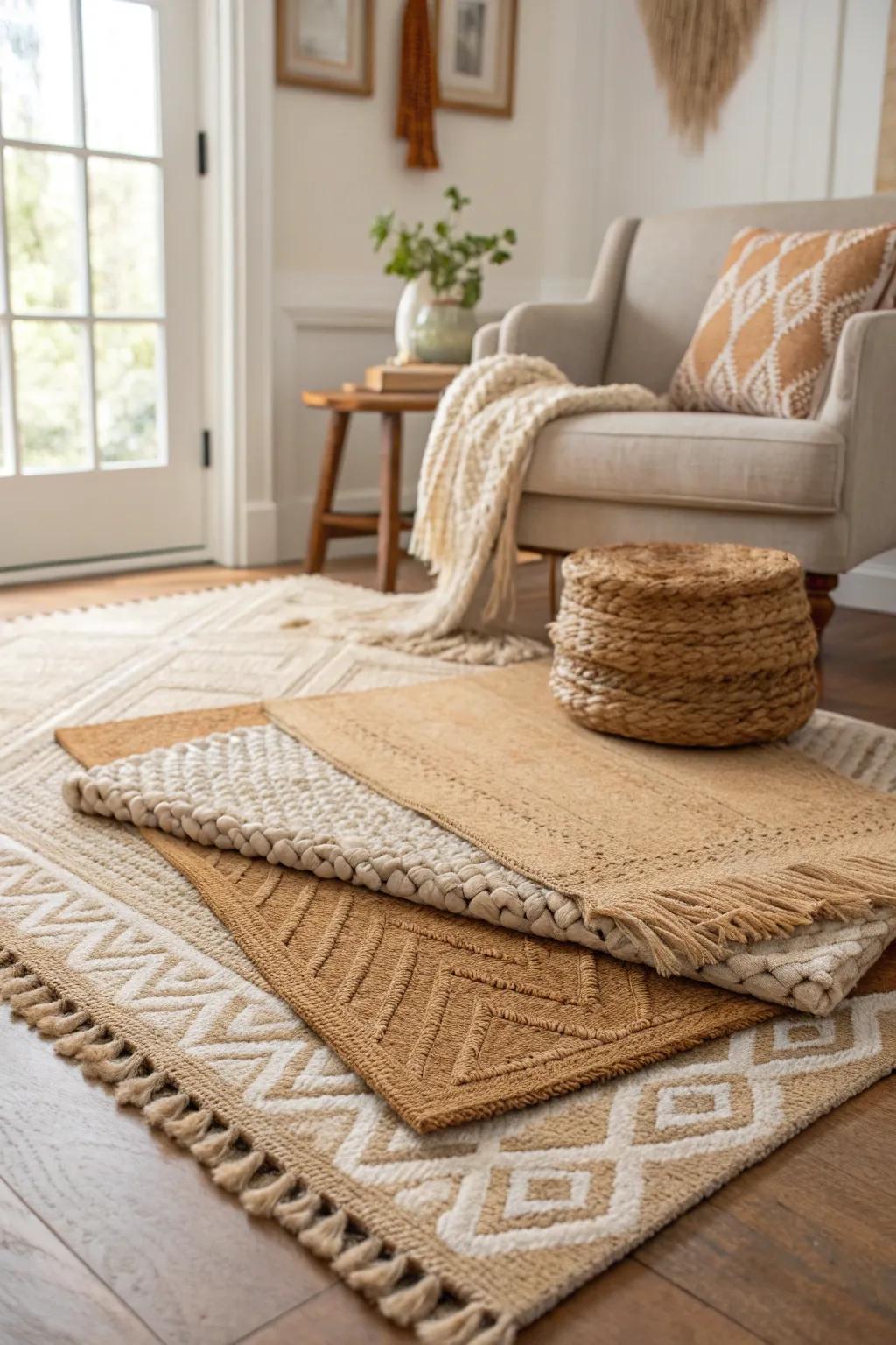 Blending materials adds depth and richness, making your decor feel both luxurious and inviting.