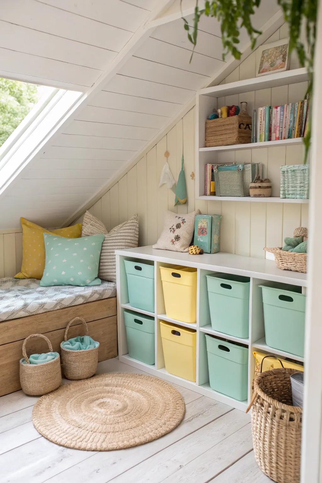 Keep the magic organized with clever storage that makes tidying up a breeze.